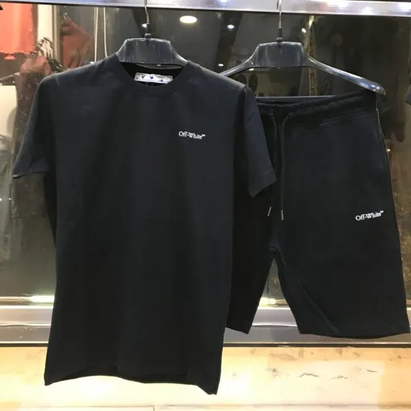 Off WHT Shirt Short