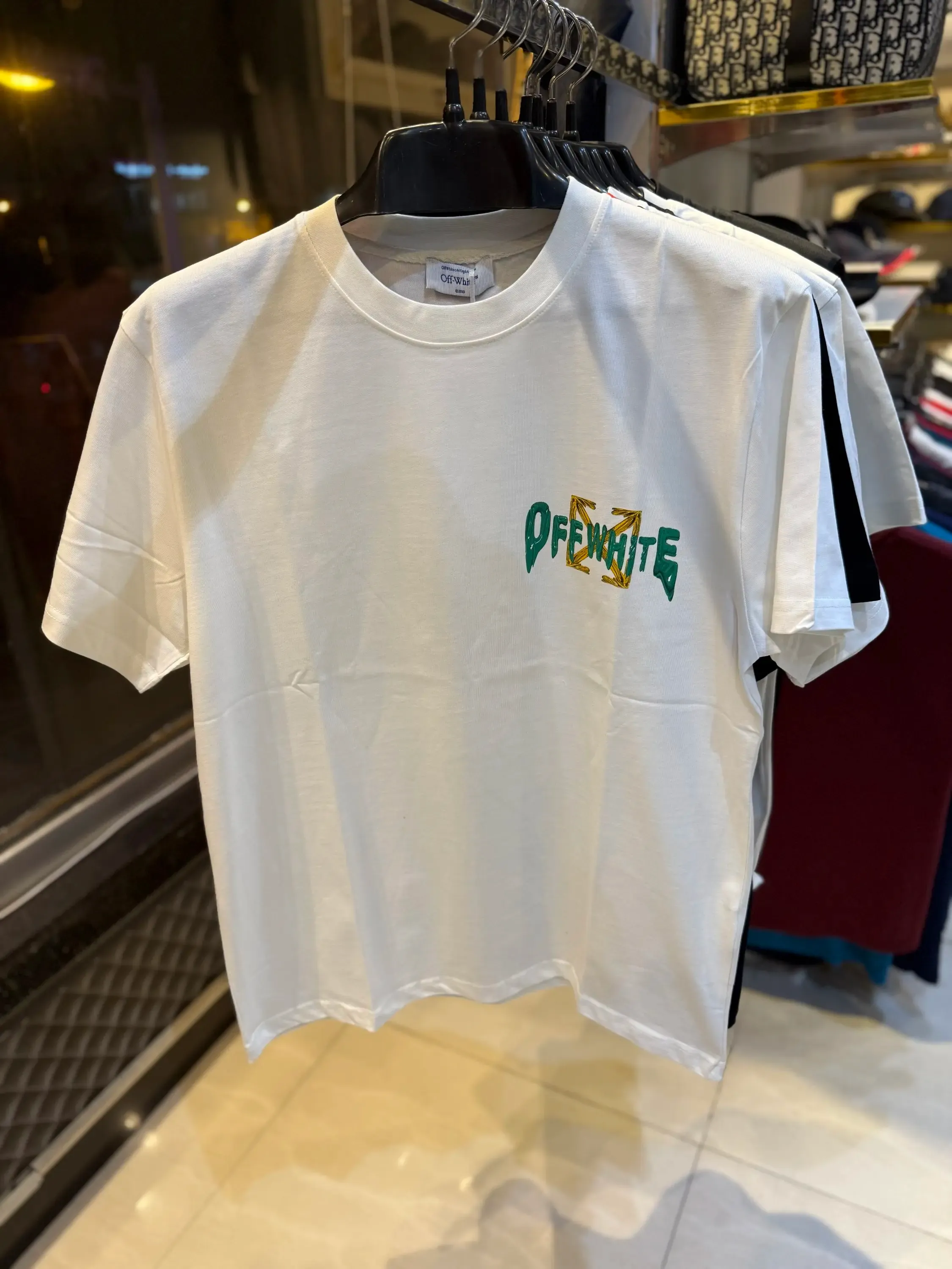 Off WHT Premium Quality Oversize Turkish Shirt - Image 2