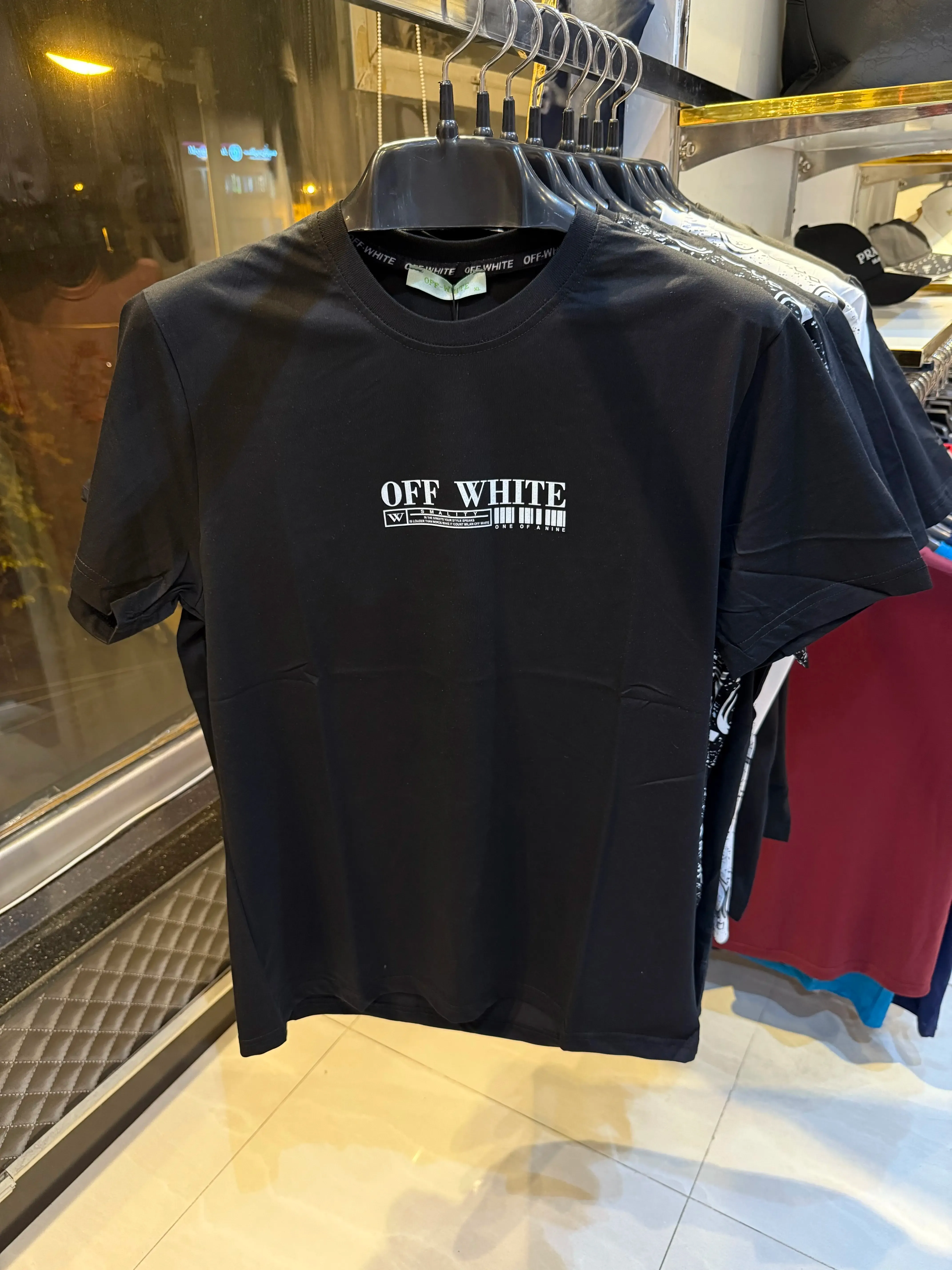 Off WHT Turkish Round Neck Shirt (Regular Fit) - Image 2