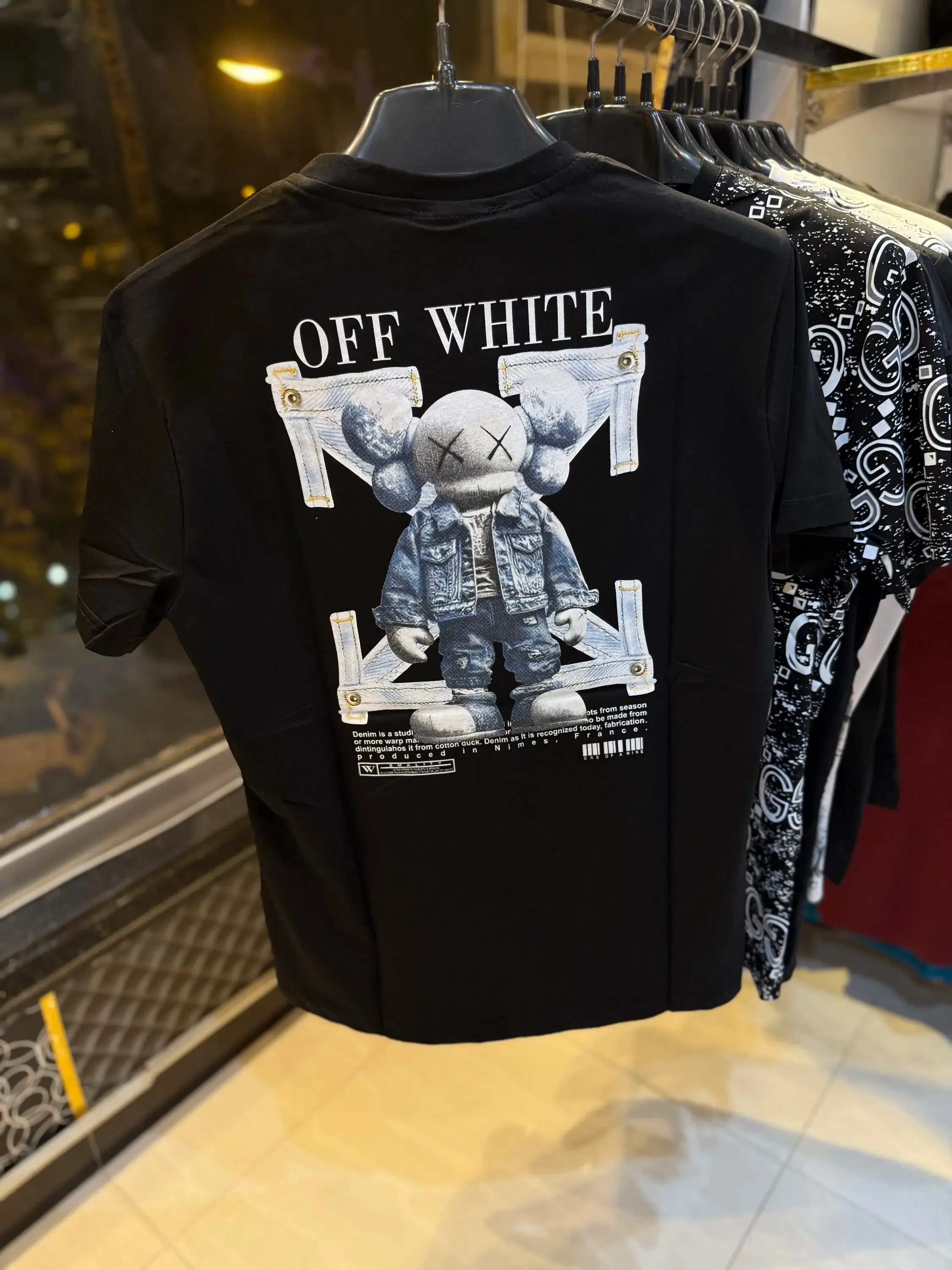 Off WHT Turkish Round Neck Shirt (Regular Fit)