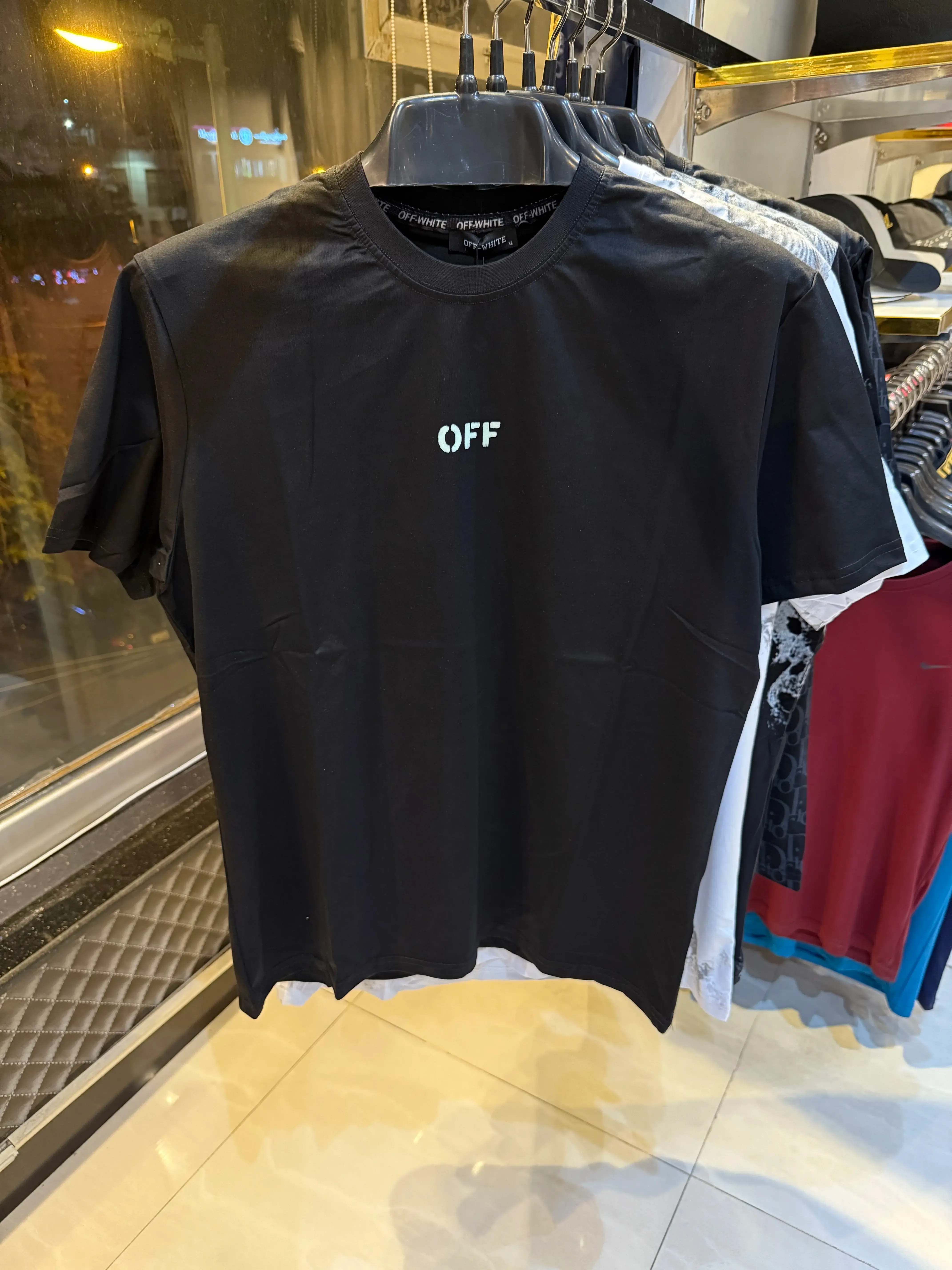 Off WHT Turkish Round Neck Shirt (Regular Fit) - Image 2