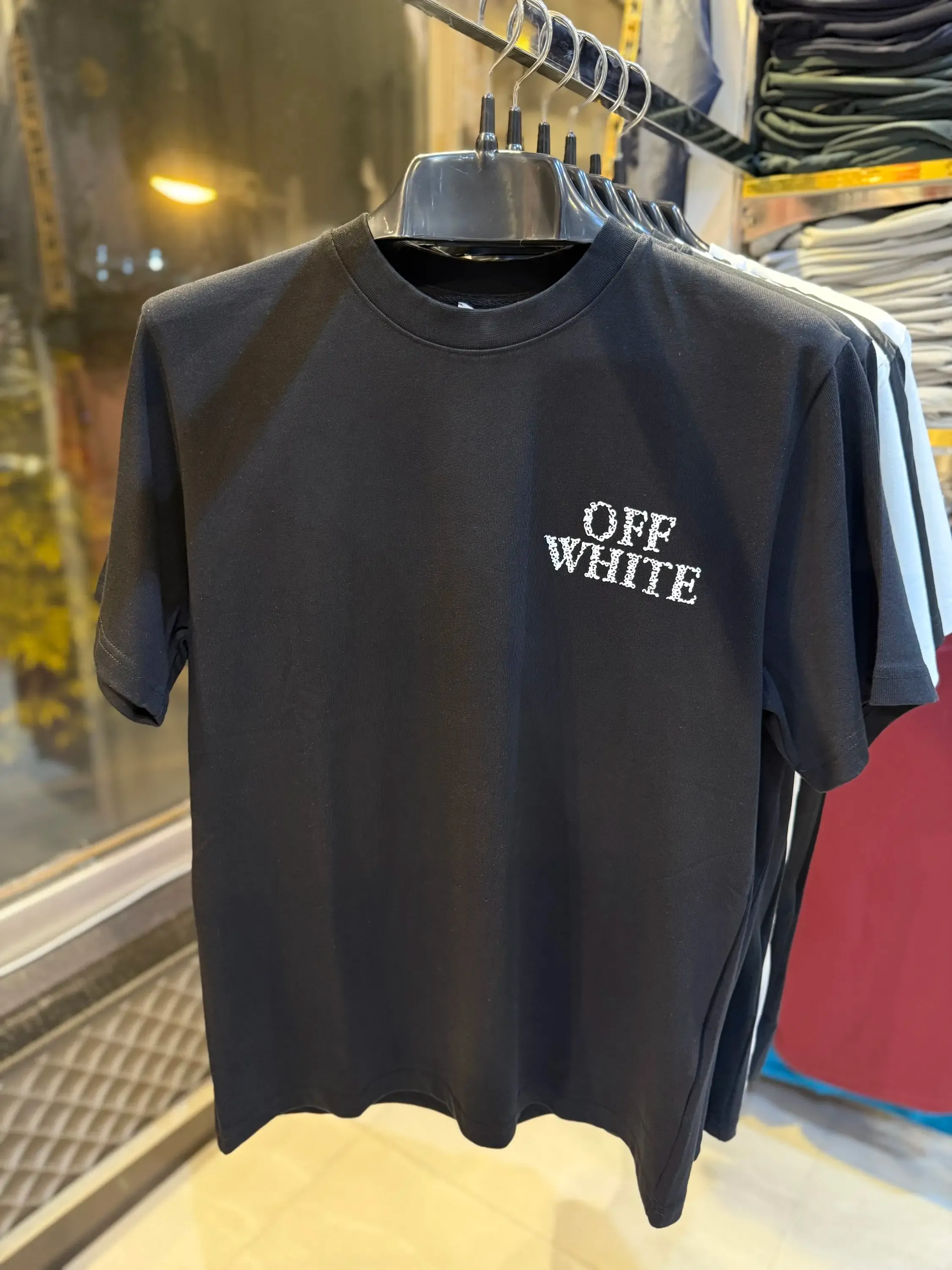 Off WHT Premium Quality Oversize Turkish Shirt - Image 2