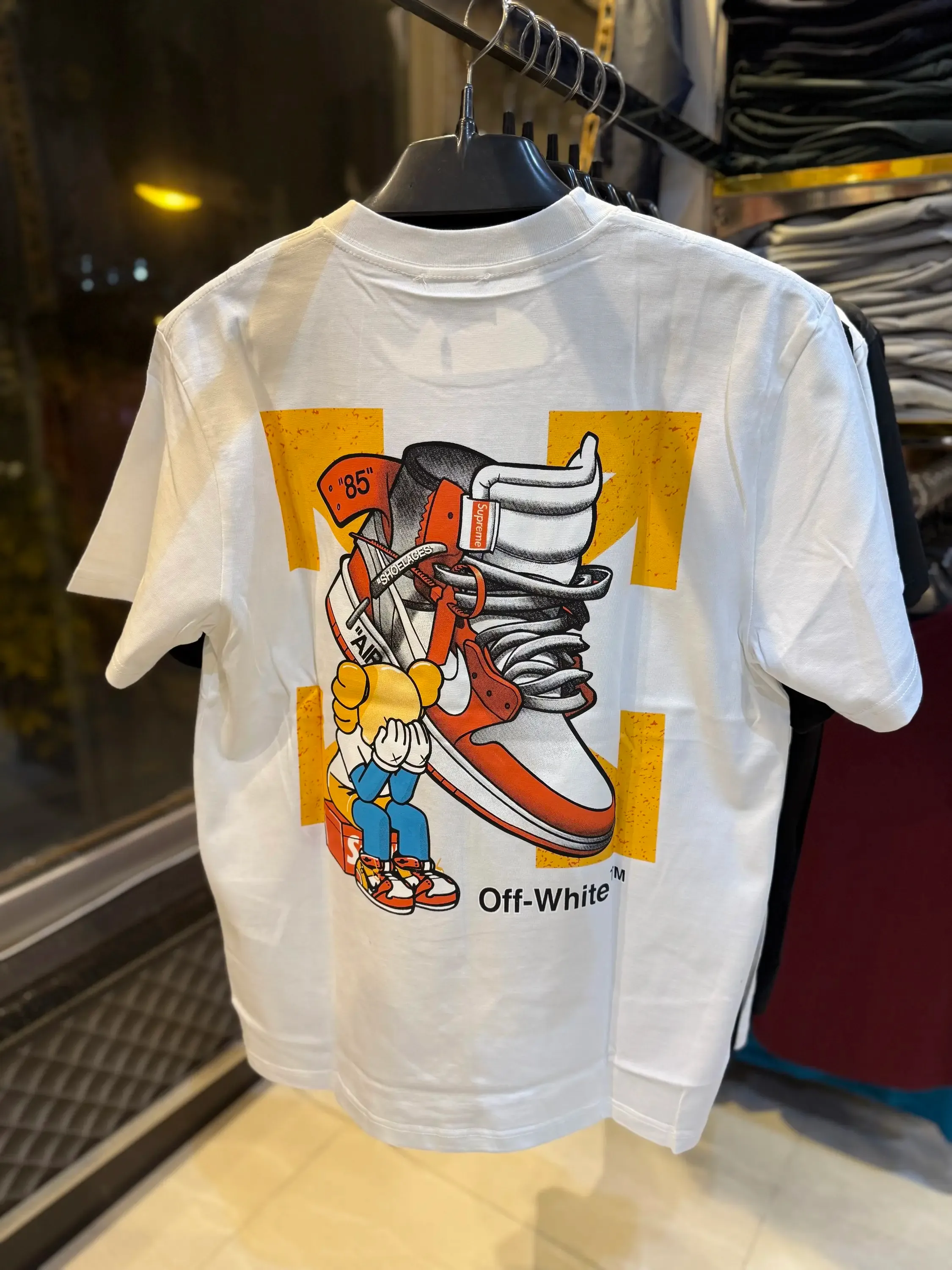 Off WHT Premium Quality Oversize Turkish Shirt