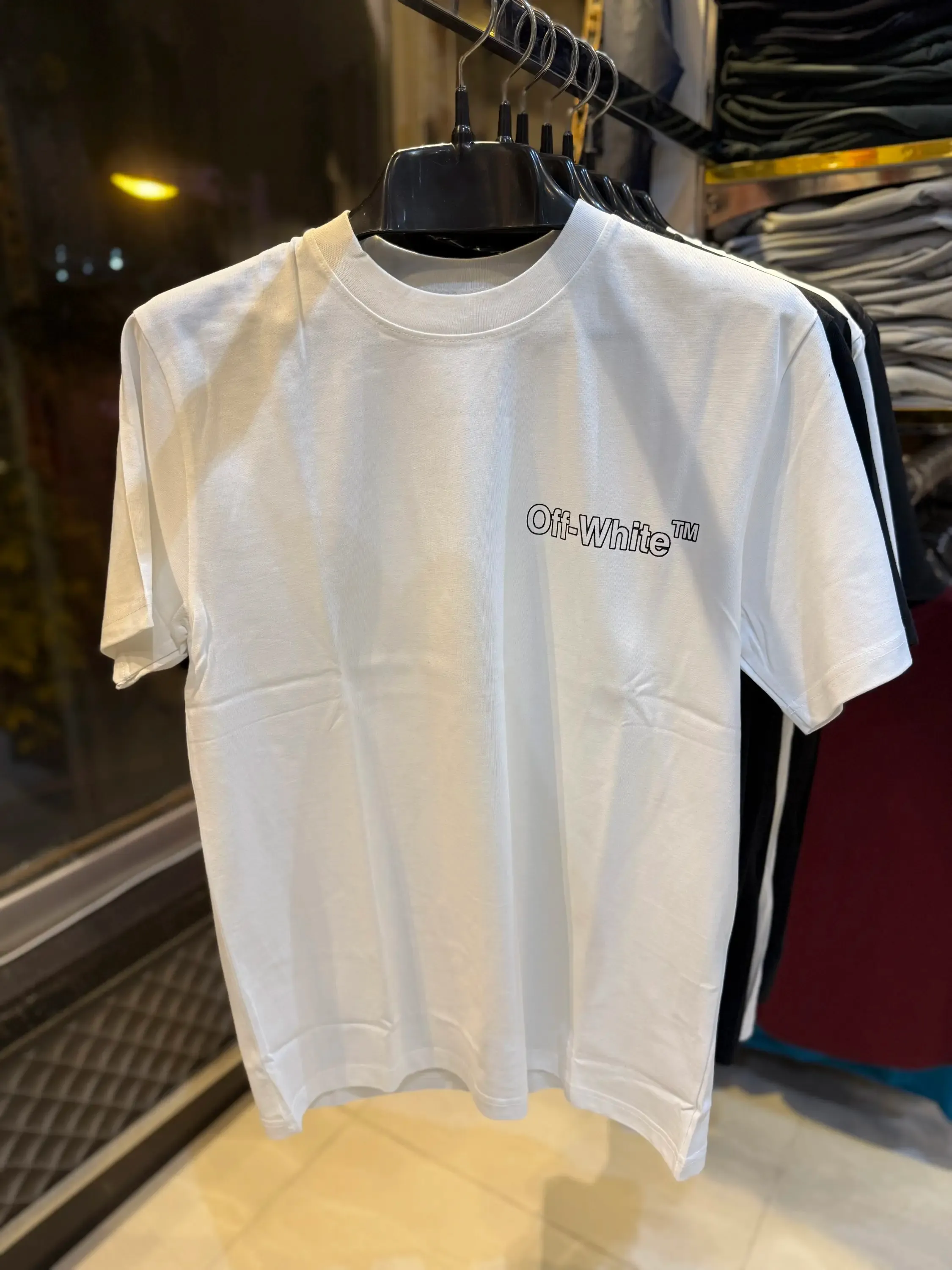 Off WHT Premium Quality Oversize Turkish Shirt - Image 2