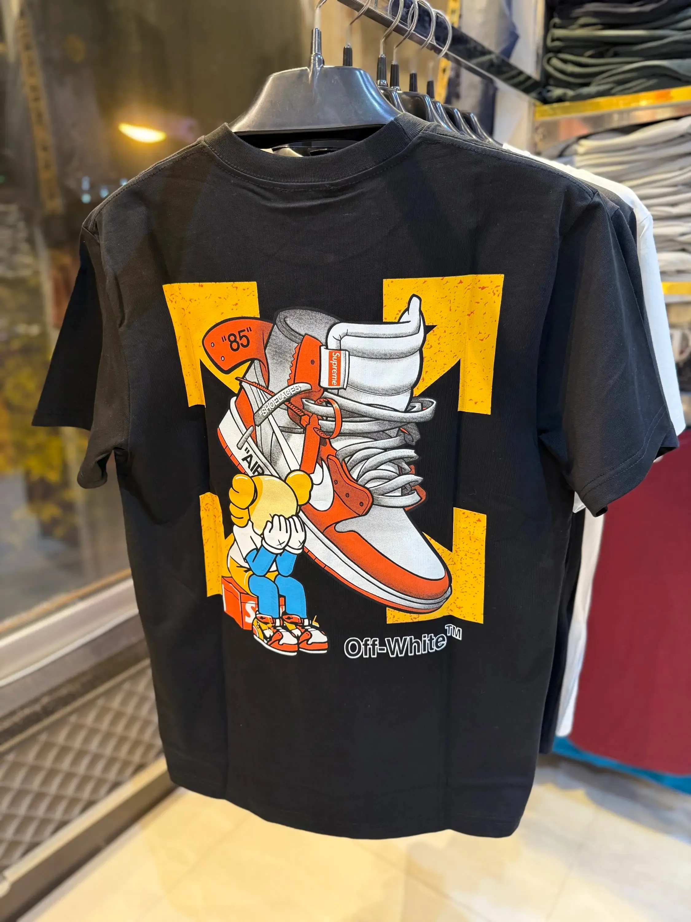 Off WHT Premium Quality Oversize Turkish Shirt